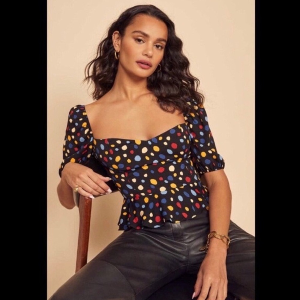 Reformation | Polka Dot Top | Size 2